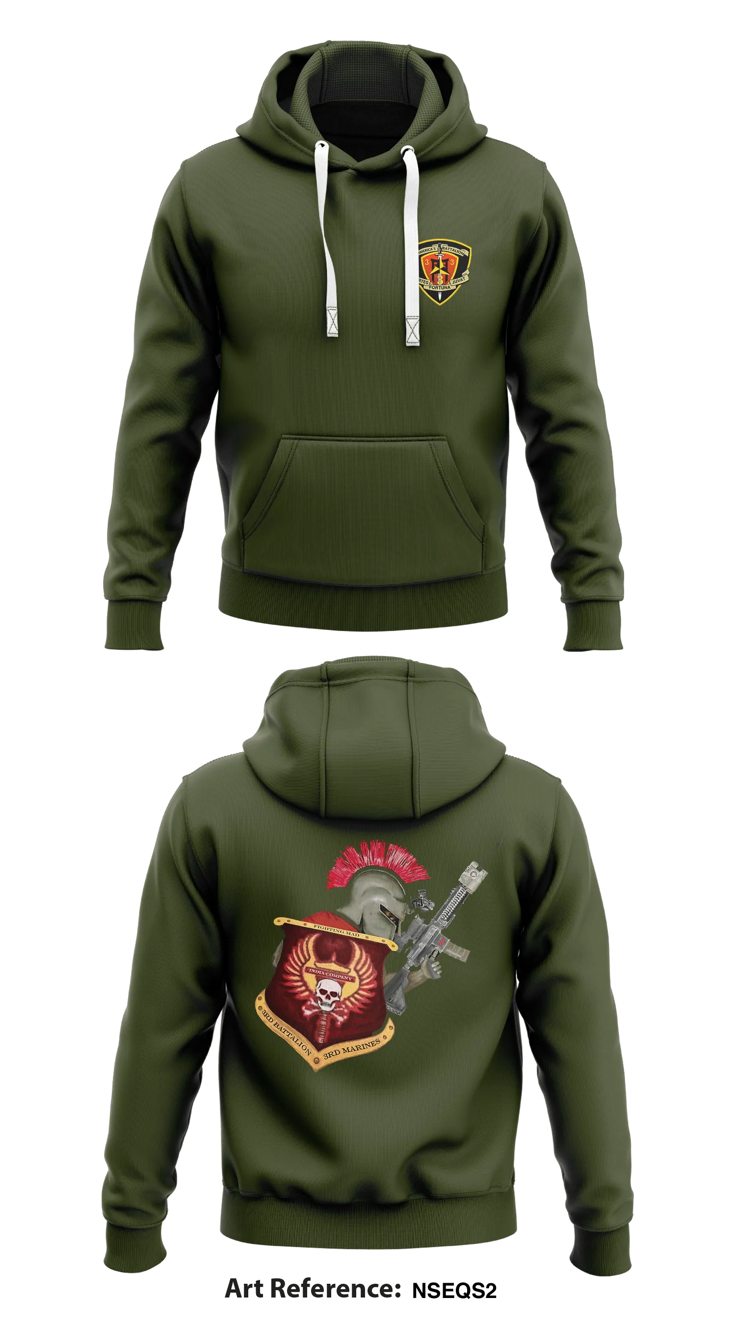 V3/3 India Co Store 1  Core Men's Hooded Performance Sweatshirt - nseQS2