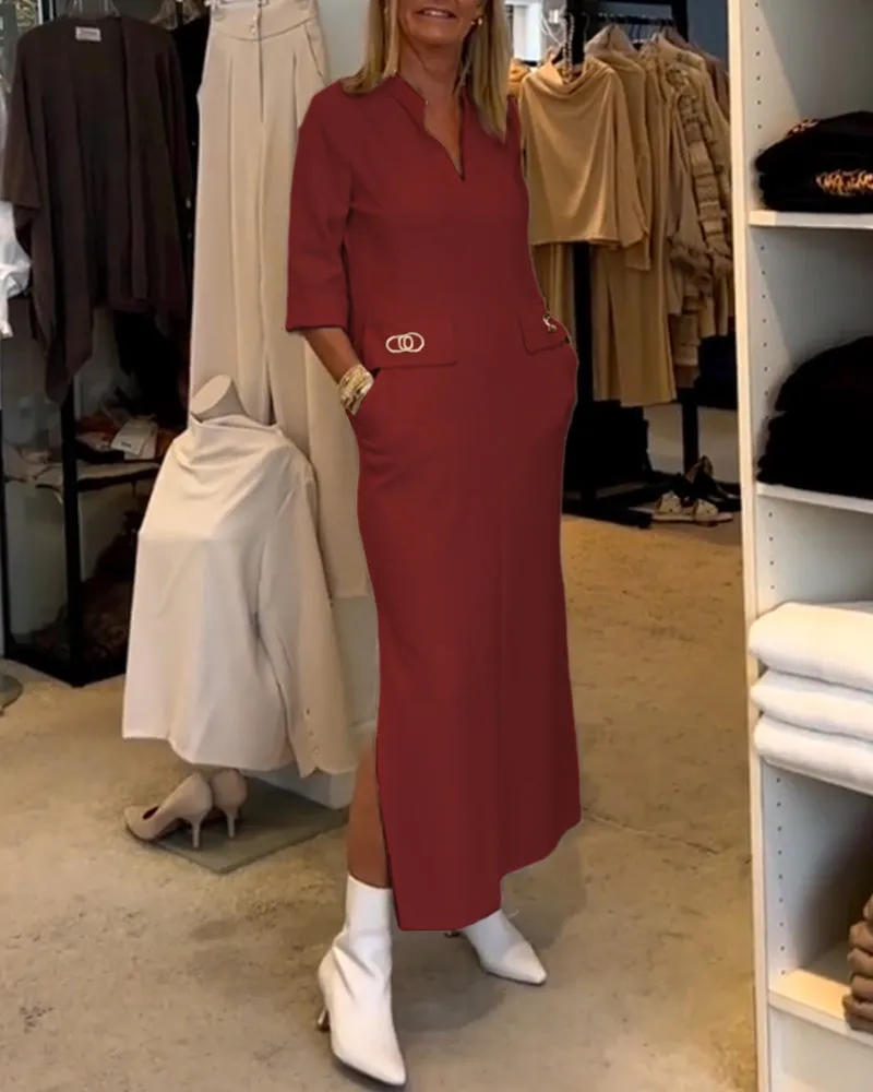 Valeria | Elegant Slit Dress
