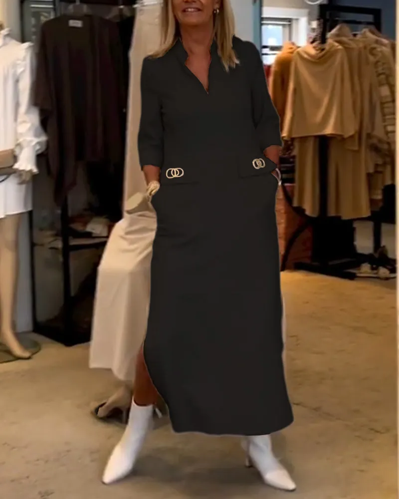 Valeria | Elegant Slit Dress