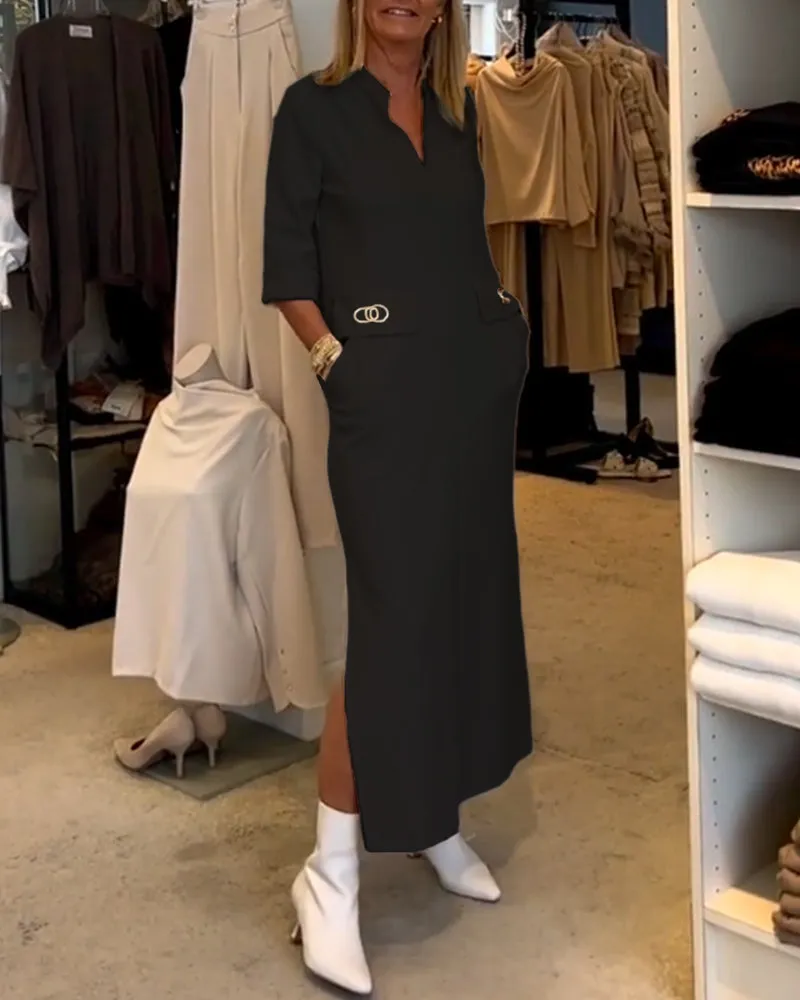 Valeria | Elegant Slit Dress