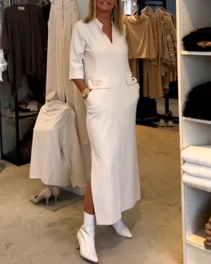 Valeria | Elegant Slit Dress