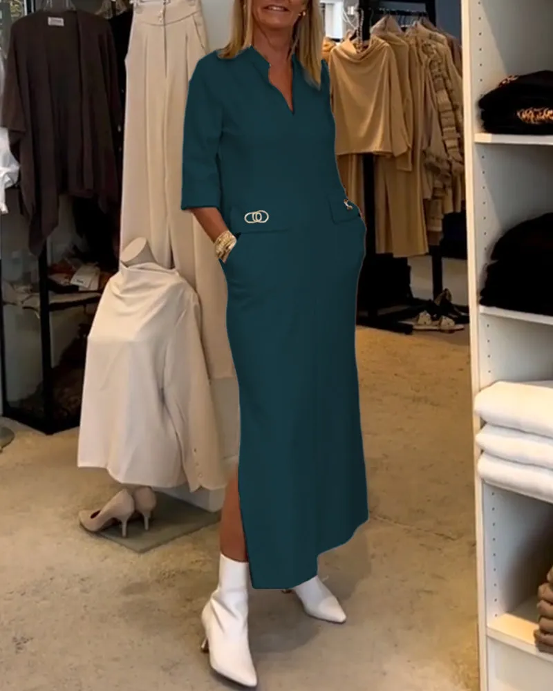 Valeria | Elegant Slit Dress