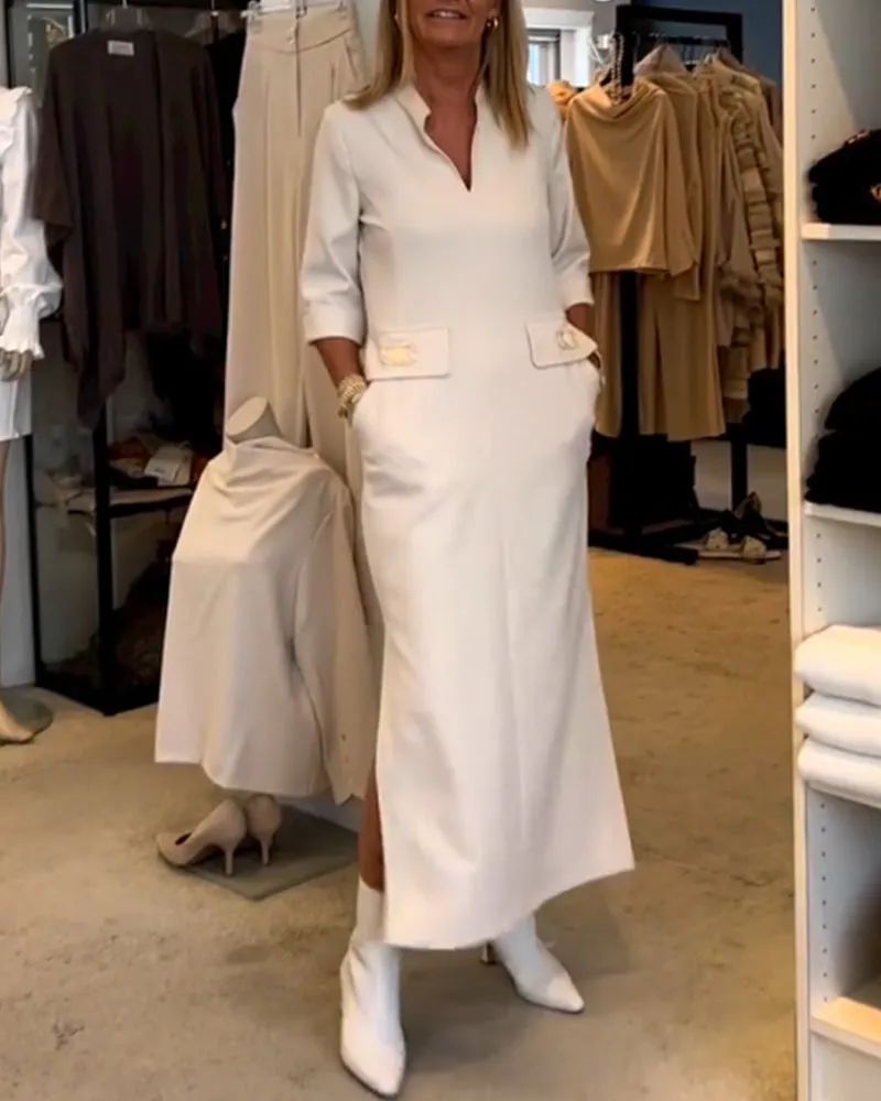 Valeria | Elegant Slit Dress