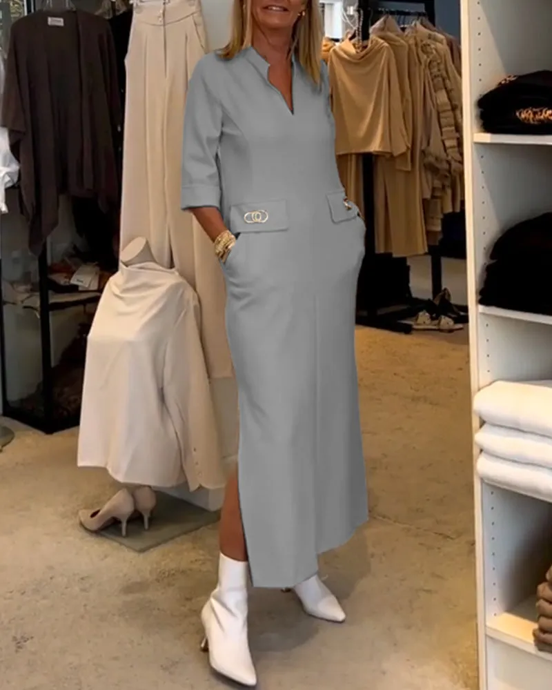 Valeria | Elegant Slit Dress