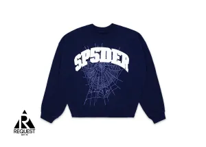 Varsity Web Crewneck "Navy"