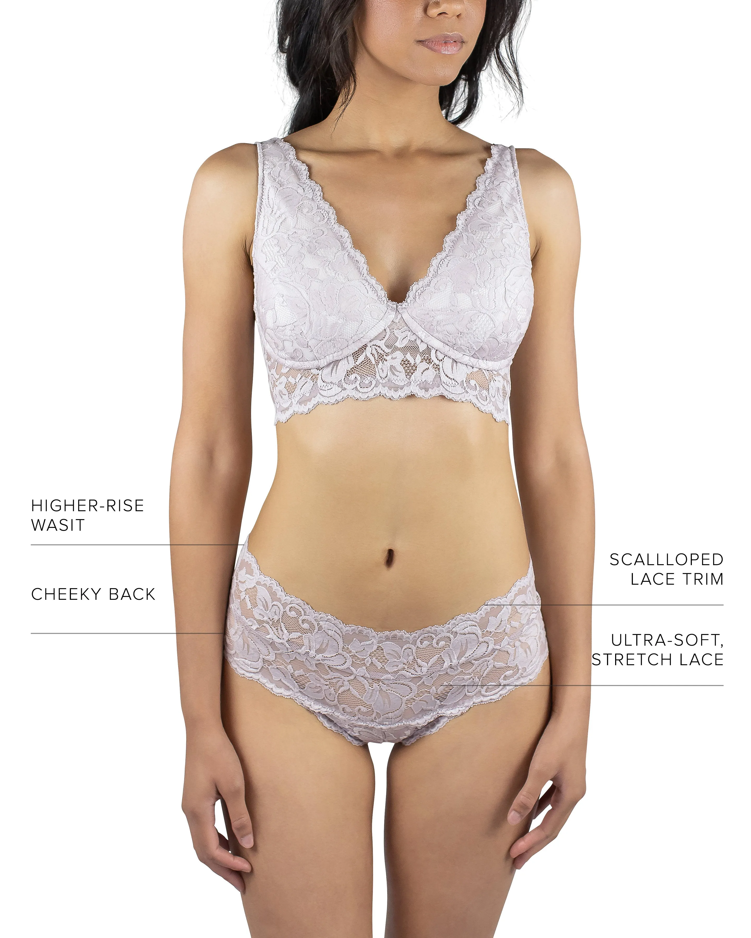 Vela Brazilian Panty, Mauve