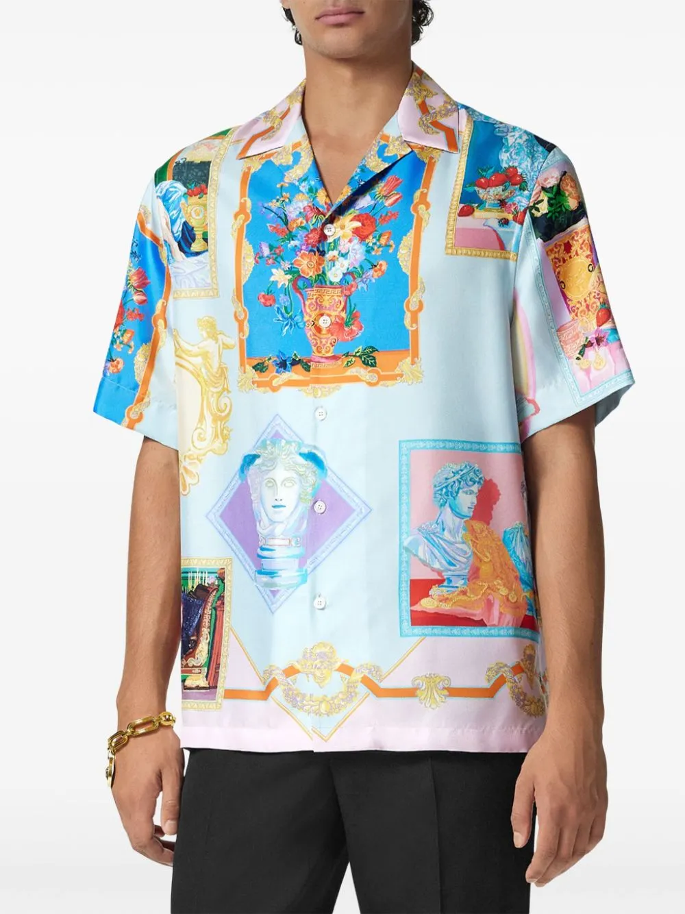 Versace gallery silk shirt