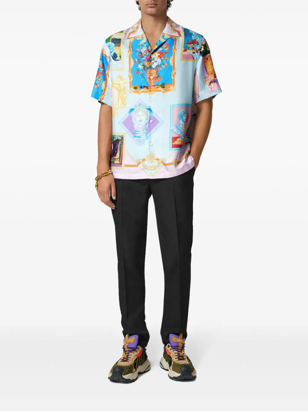 Versace gallery silk shirt