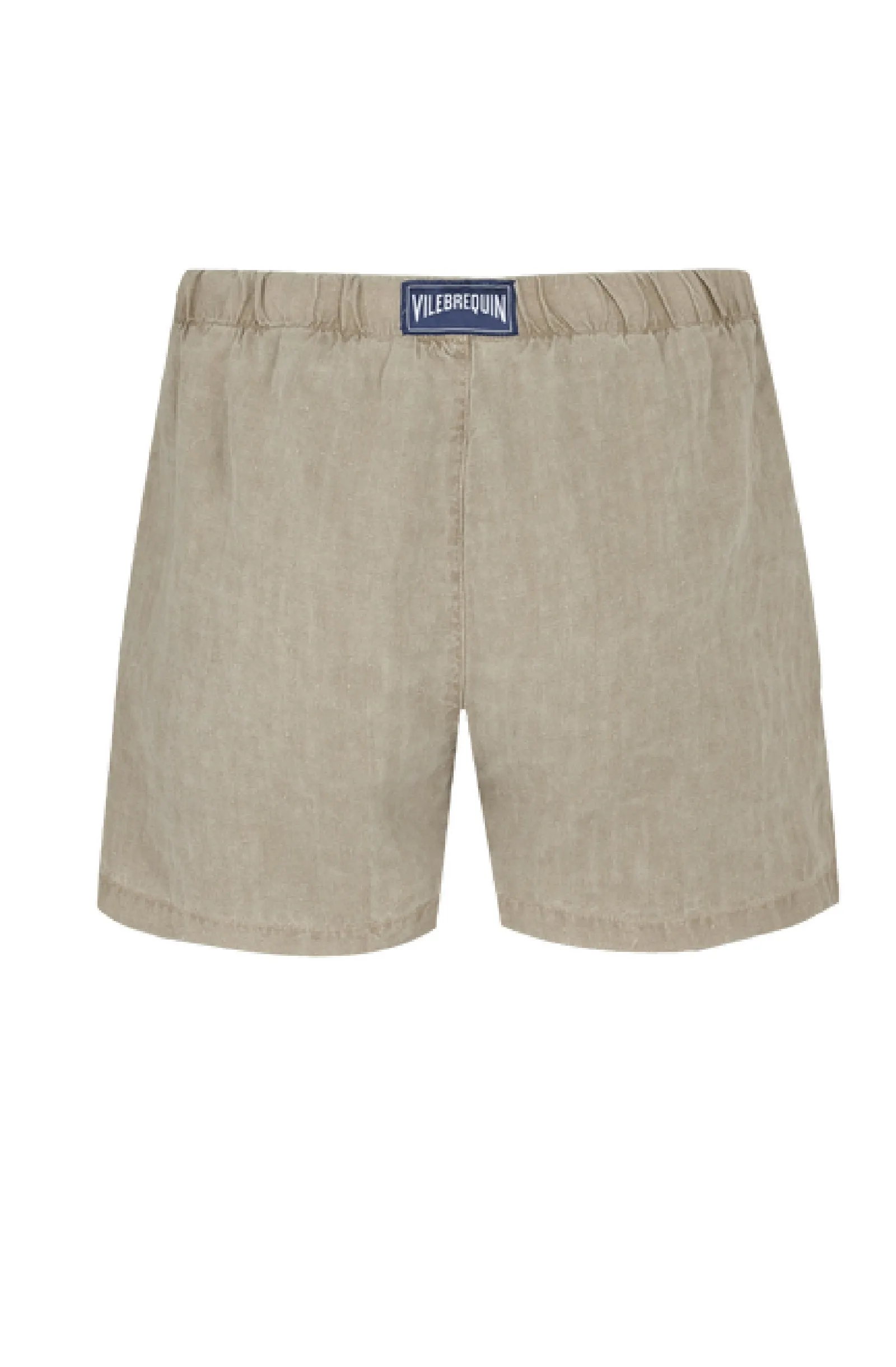 VILEBREQUIN Men Linen Bermuda Shorts Mineral Dye
