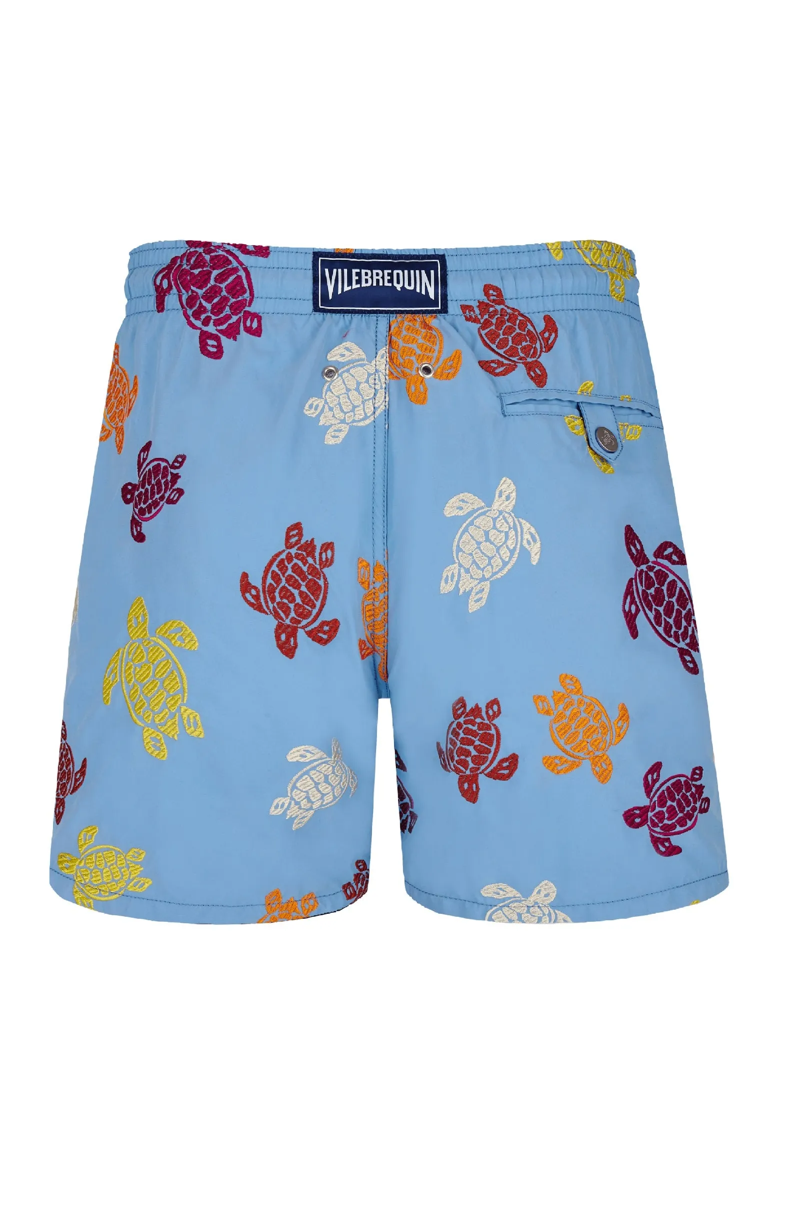 VILEBREQUIN Men Swim Shorts Embroidered Tortues Multicolored - Limited Edition