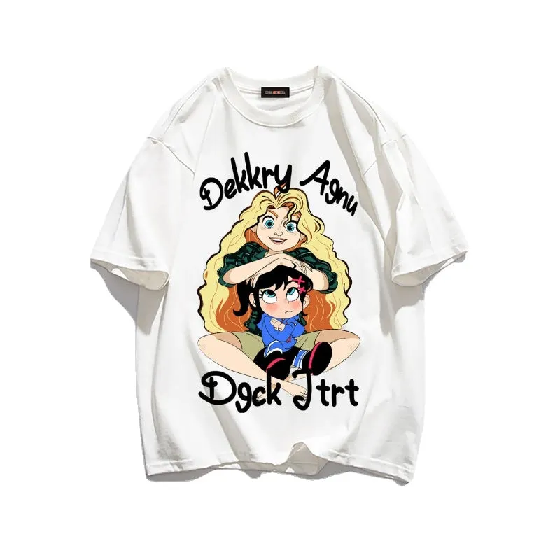 Vintage Cartoon Girl T-shirt