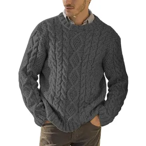 Warm Knitted Winter Sweater for Men – Robert