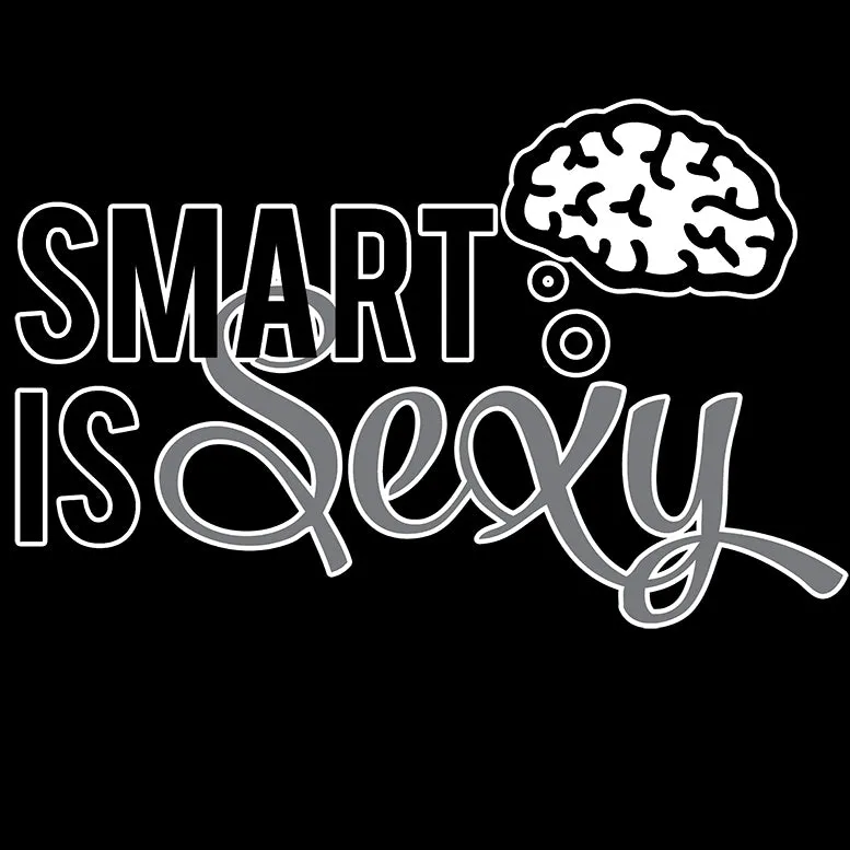Weird Science Smart Is Sexy Official Men's T-shirt (Black)
