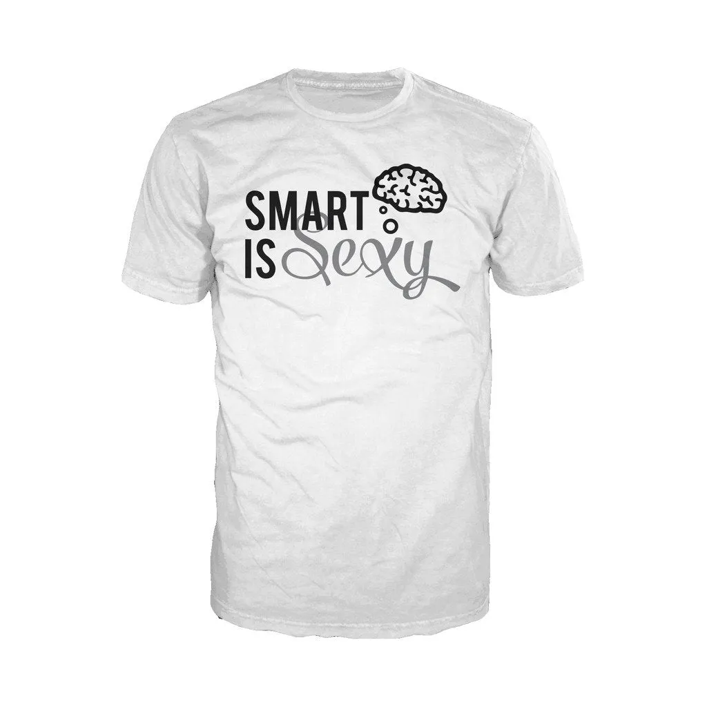 Weird Science Smart Is Sexy Official Men's T-shirt (White)