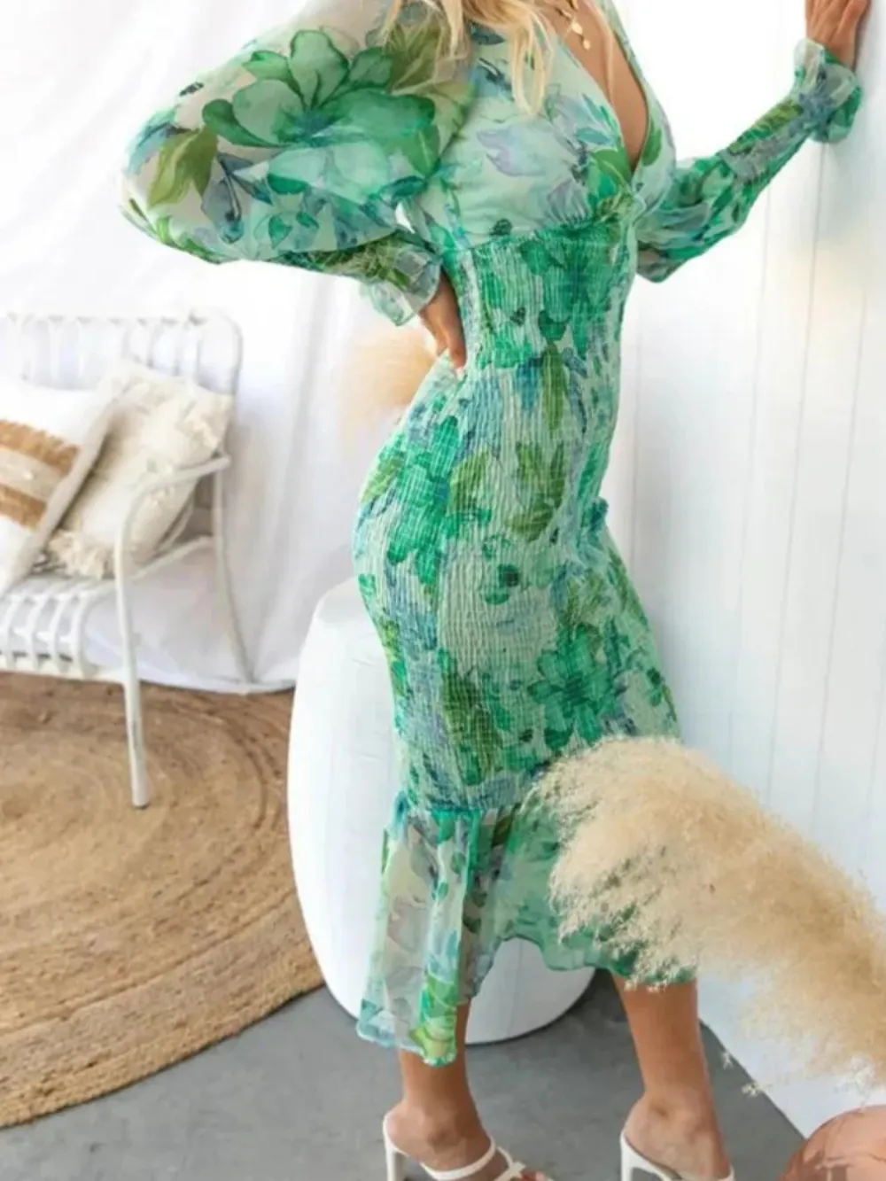 Wendeline | Dress with floral print