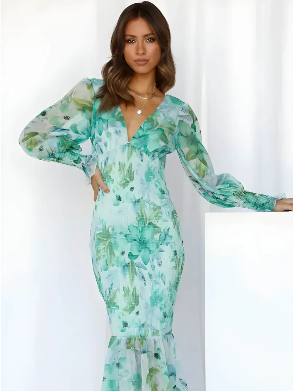 Wendeline | Dress with floral print