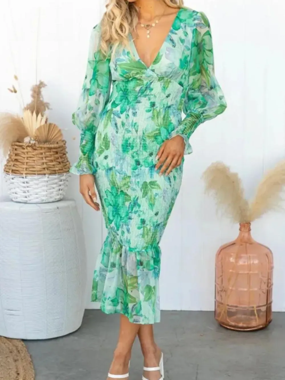 Wendeline | Dress with floral print