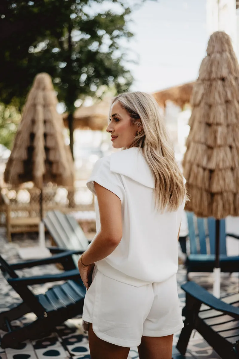 White Two Piece Scuba Set  By Katydid