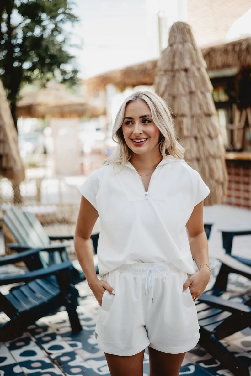 White Two Piece Scuba Set  By Katydid