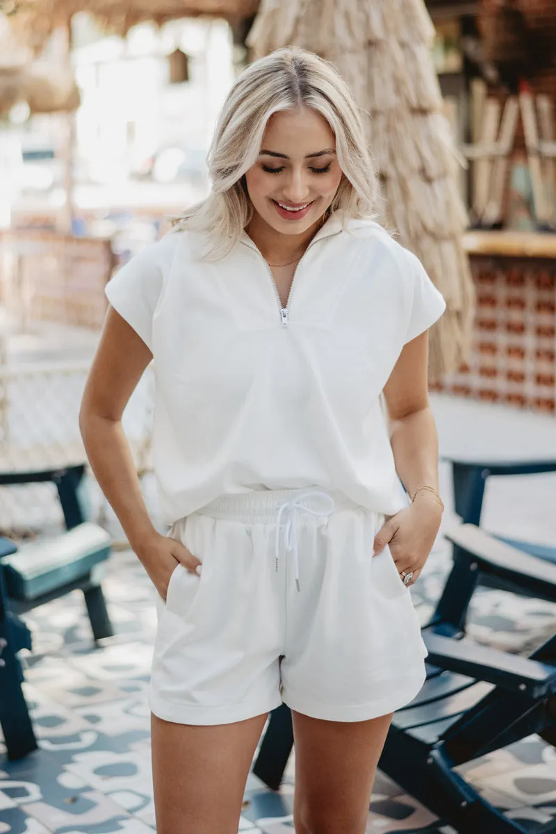 White Two Piece Scuba Set  By Katydid