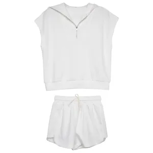 White Two Piece Scuba Set  By Katydid