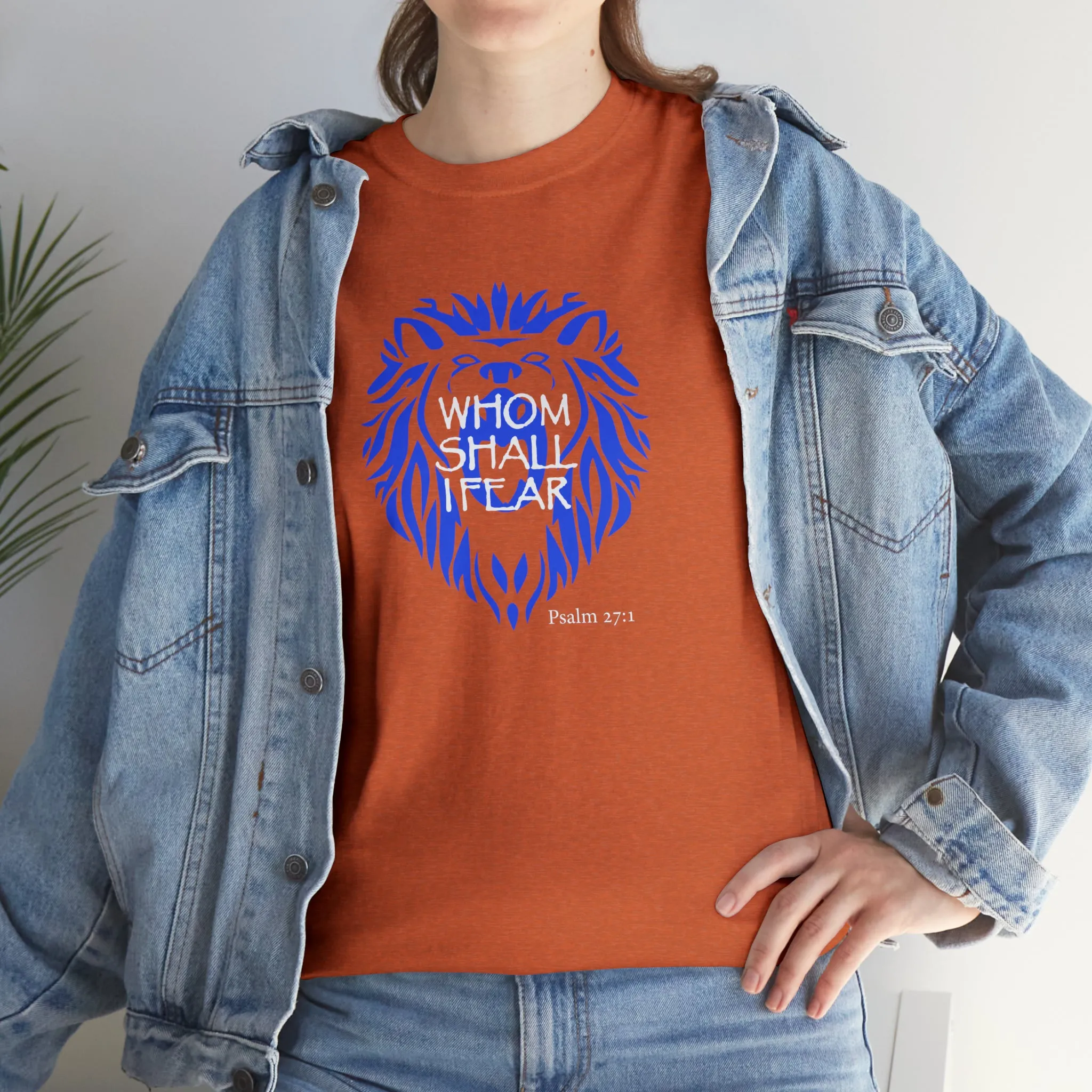 Whom Shall I Fear Men’s Unisex Heavy Cotton Tee