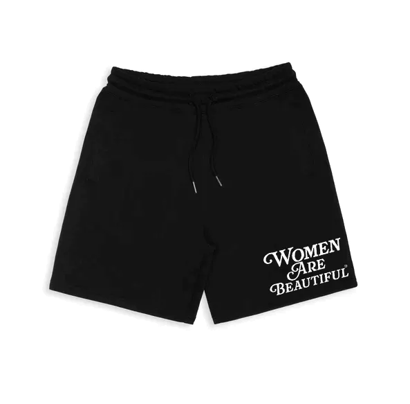 Women Are Beautiful (WH) | Black Shorts