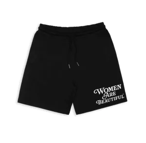 Women Are Beautiful (WH) | Black Shorts