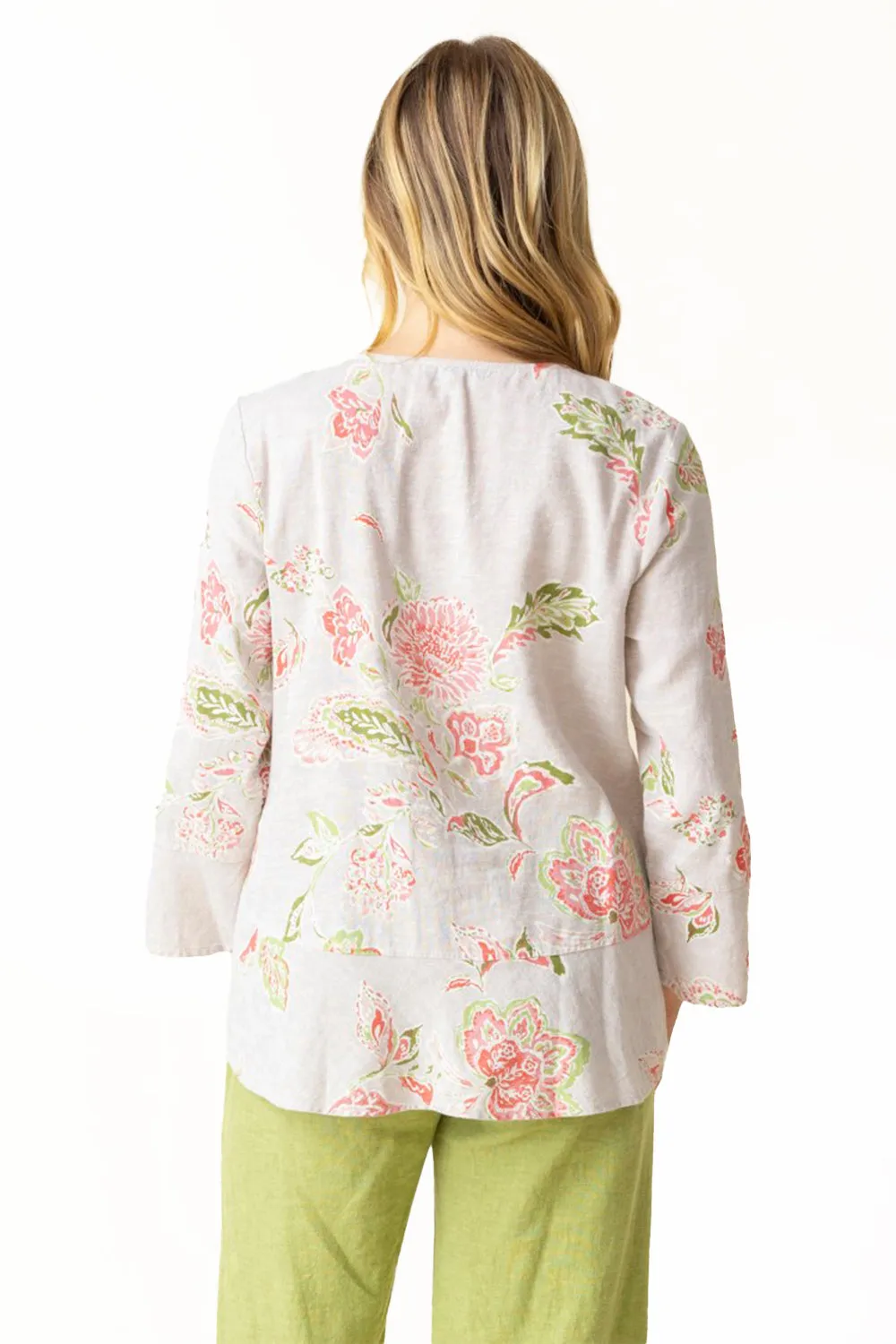 Women's Habitat Linen Bloomer Ali Jacket Oatmeal