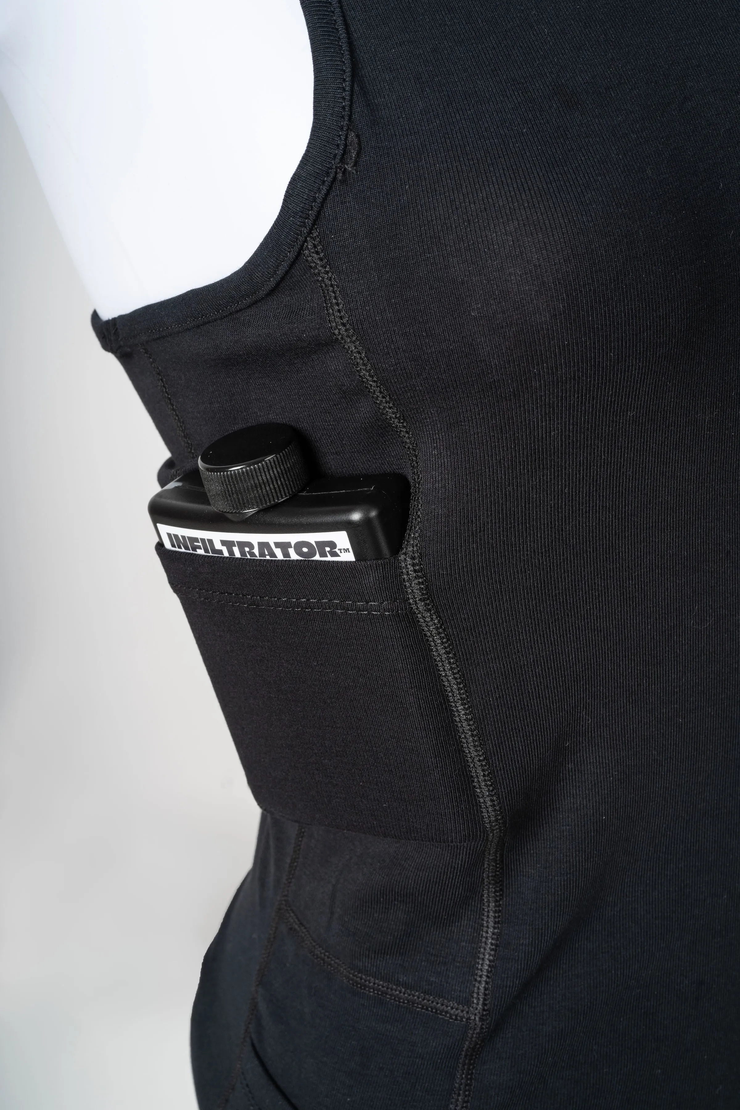 Women's Hidden Flask Tank Top: Smart Storage for Your Night Out