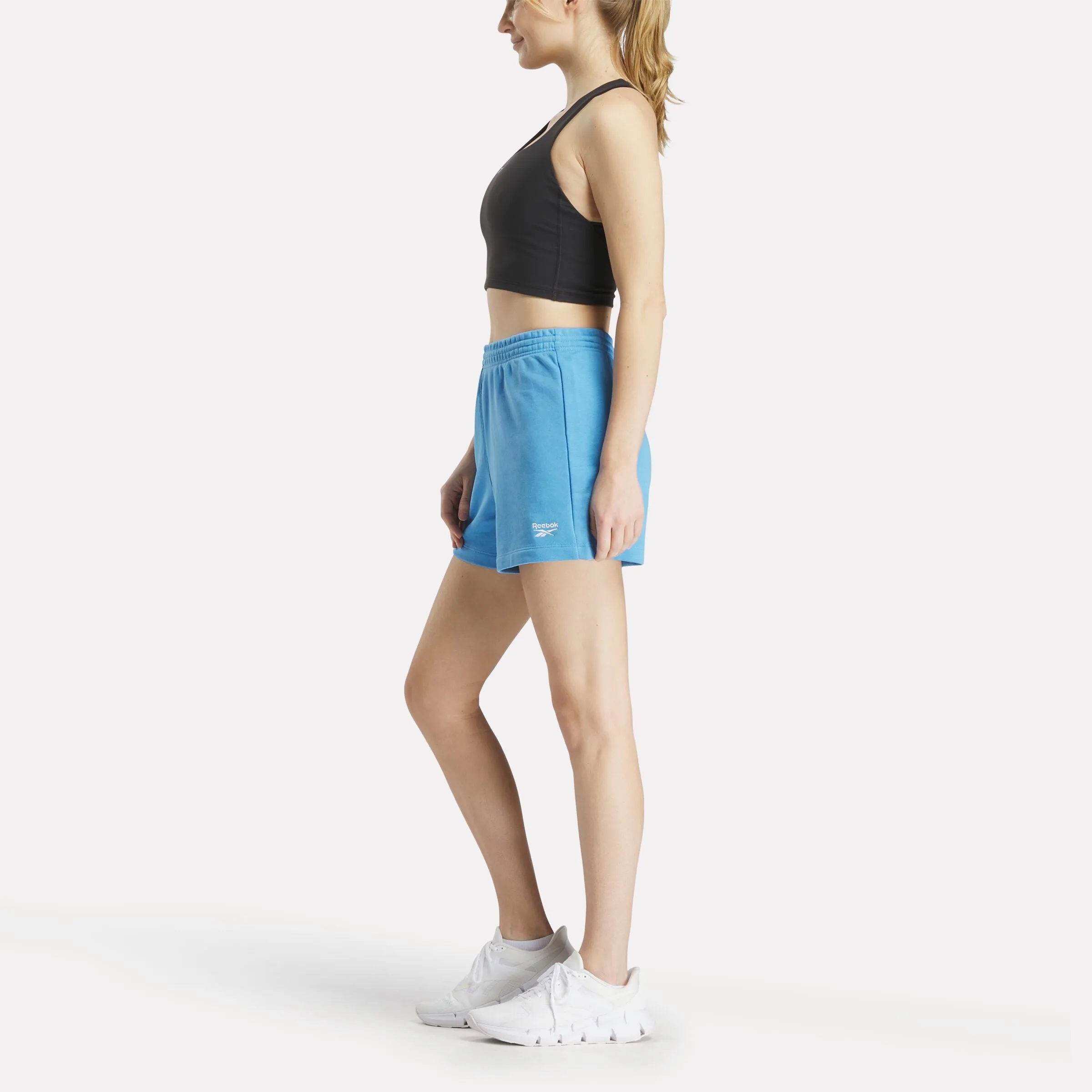 Women's Identity Small Logo French Terry Shorts 4"
