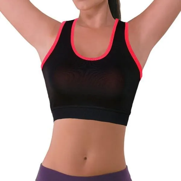 Women's Lady's Spandex CottonVest Stretch Racerback Bra Tank Brassiere