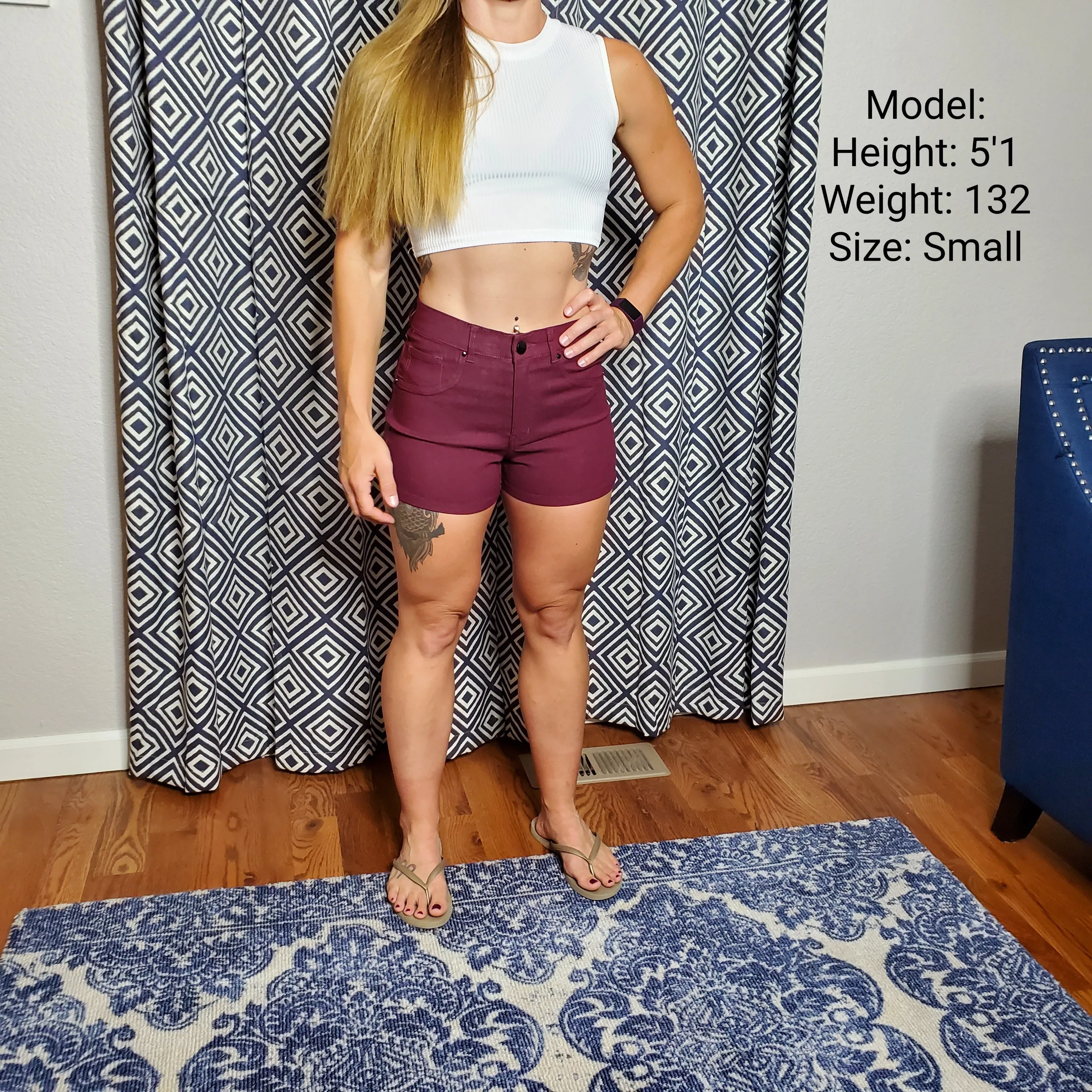 Women's Shorts Maroon