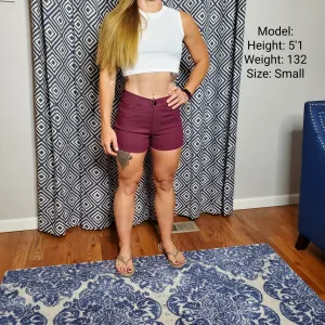 Women's Shorts Maroon