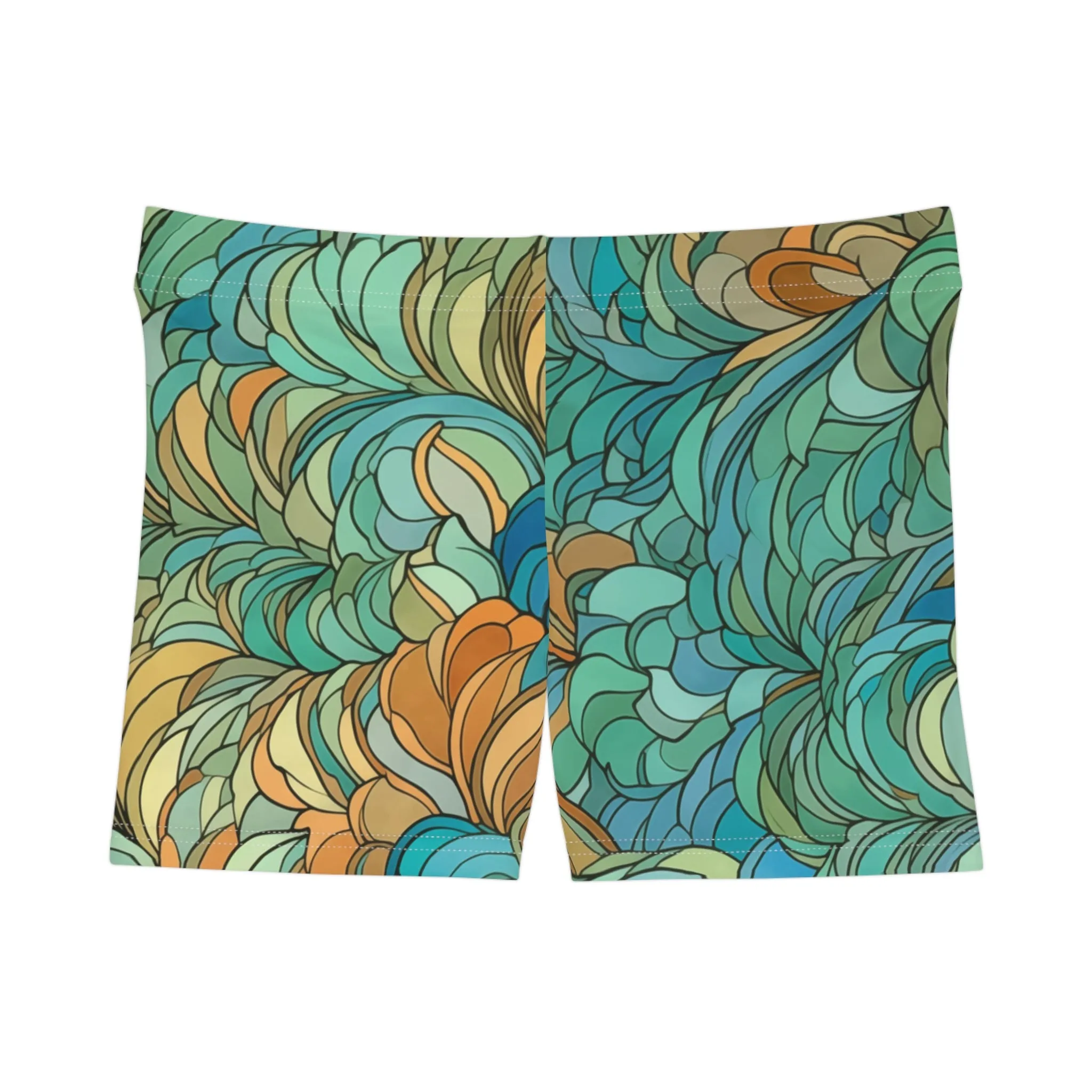 Workout Shorts - Lancaster Prague Fish Scale.png