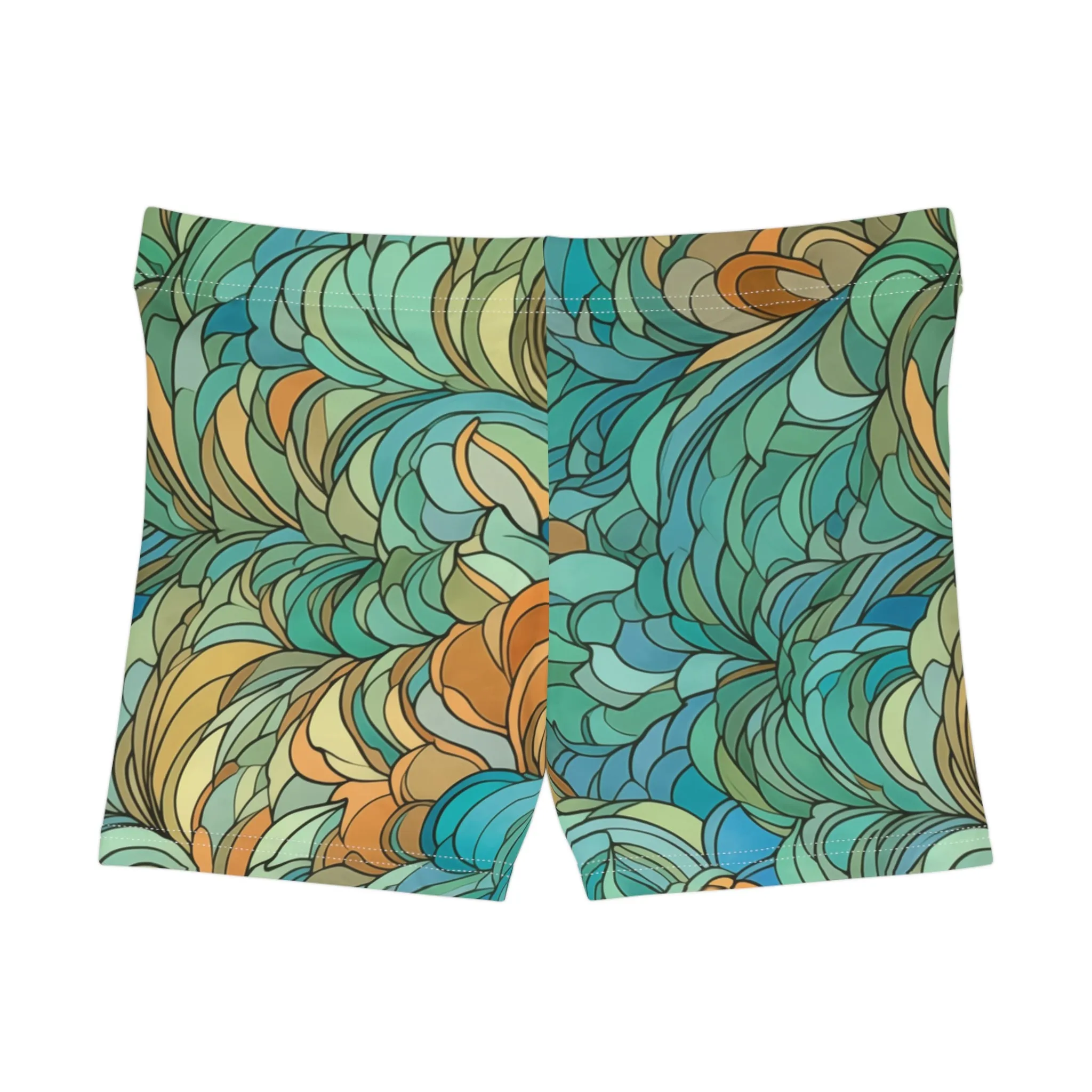 Workout Shorts - Lancaster Prague Fish Scale.png