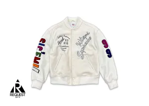 WTAPS Varsity Jacket "White"
