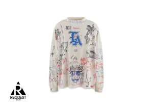 x Born & Raised L/S Tee "White"