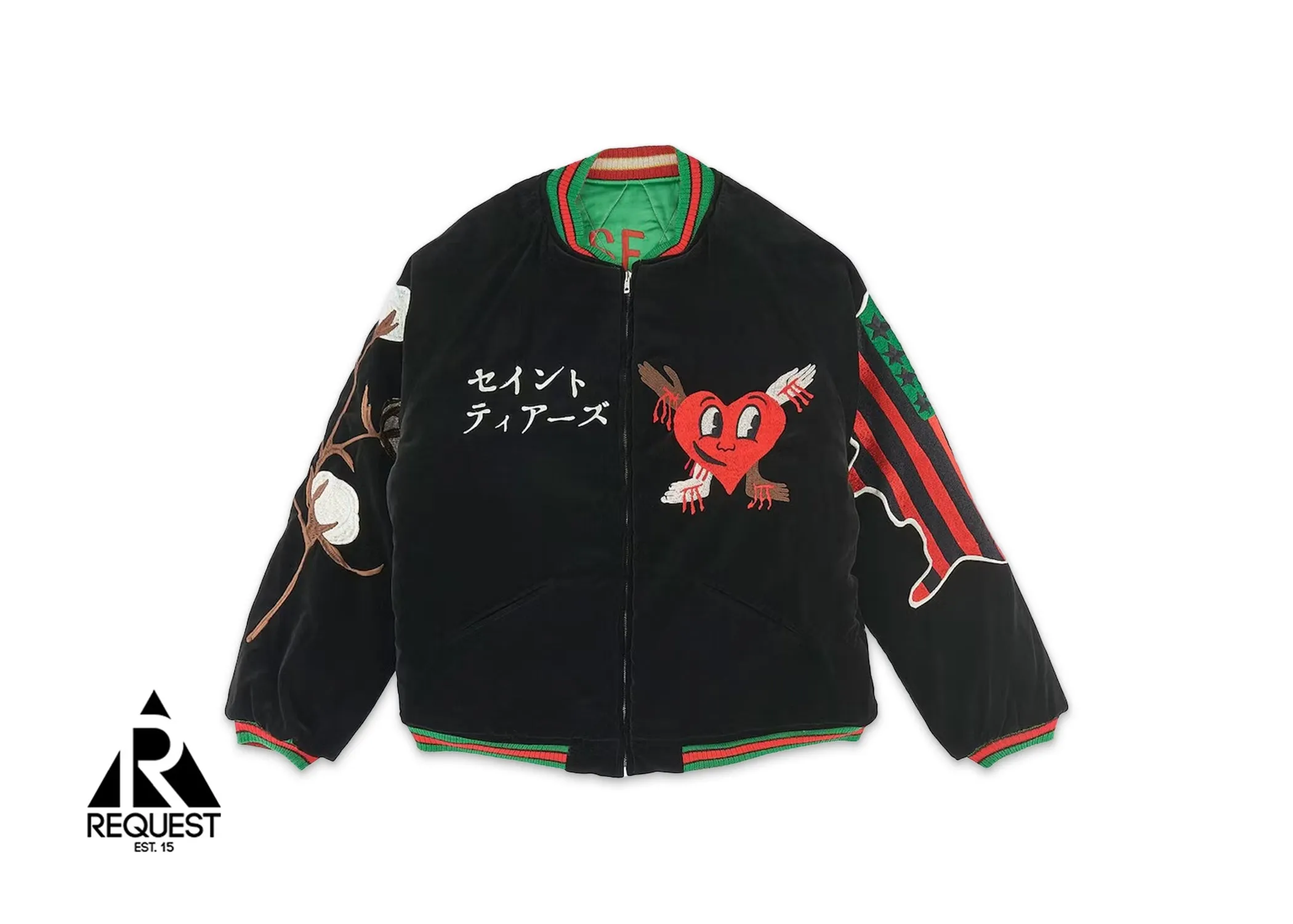 x Denim Tears Reversible Yokosuka Jacket "Green Black"