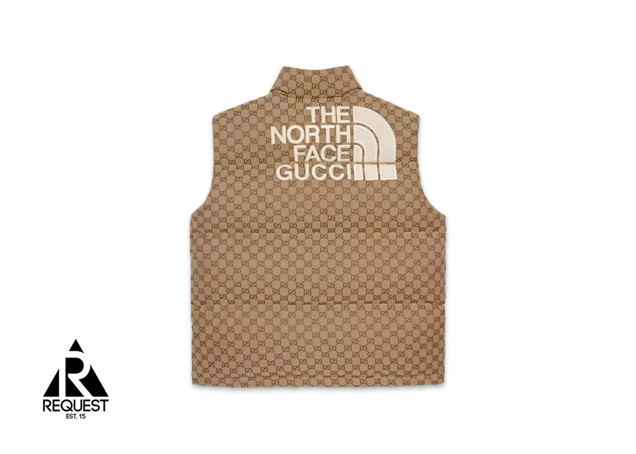 x The North Face Down Vest "Beige/Ebony"