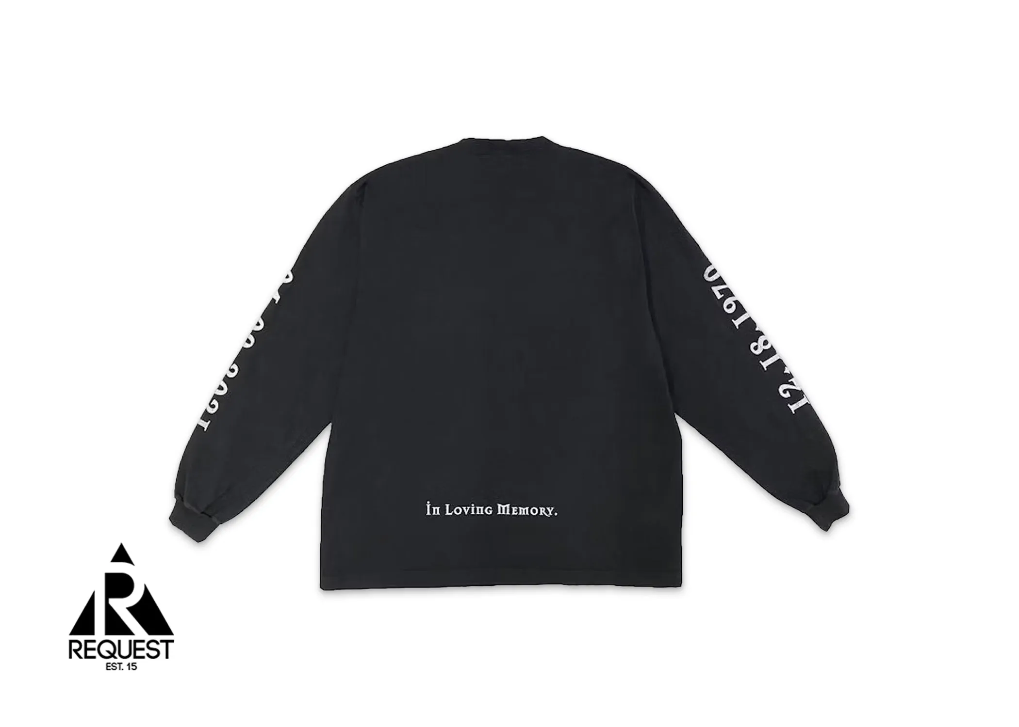 x Yeezy DMX Tribute L/S Tee "Faded Black"