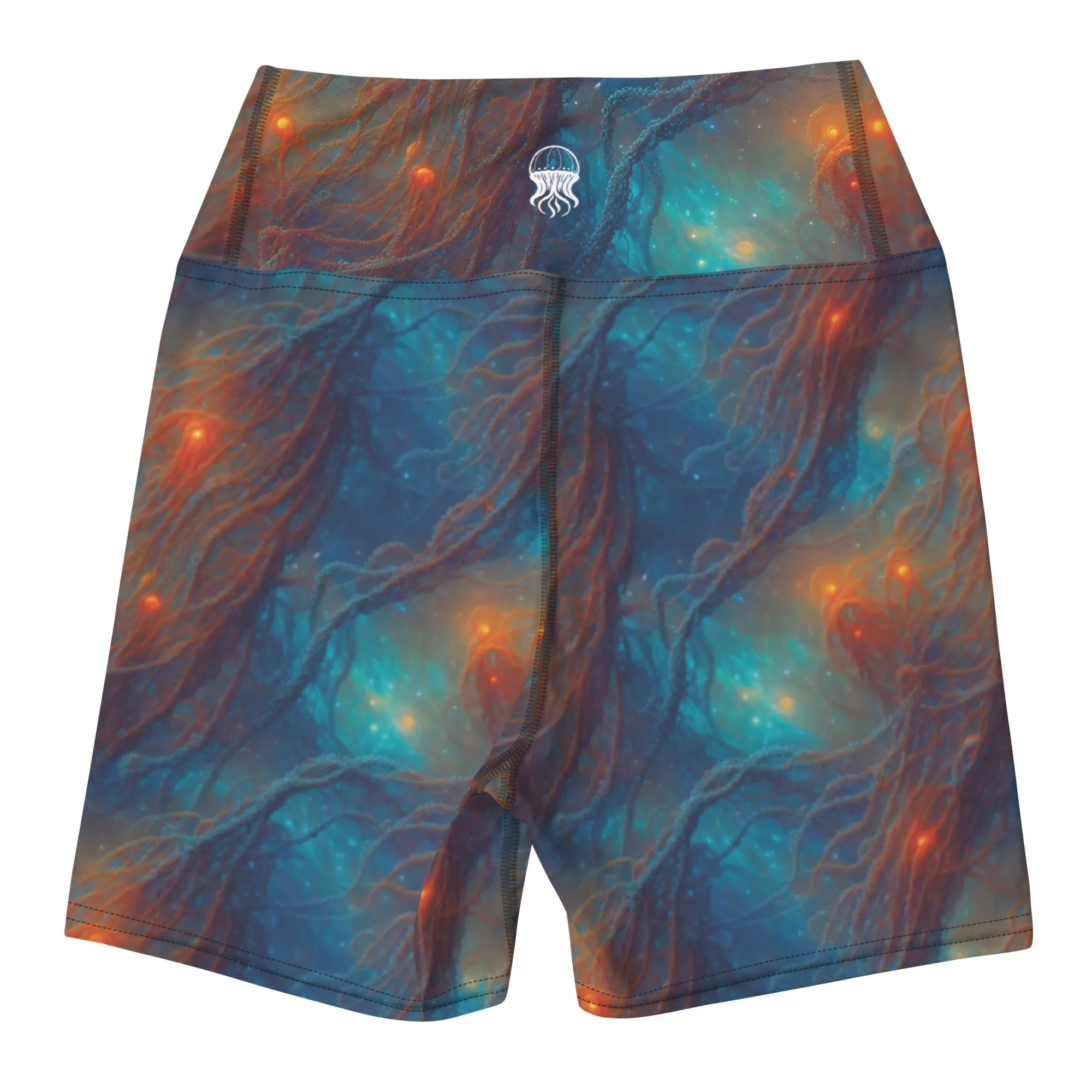 Yoga Shorts - Nebular Nexus