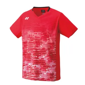 Yonex 10505 Men's Crew Neck Game Shirt [Clear Red]