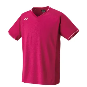 Yonex 10518 Men's Crew Neck Game Shirt [Reddish Rose]